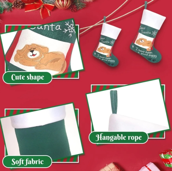 🐾 Christmas Good Doggy Stocking, New - Picture 3 of 4